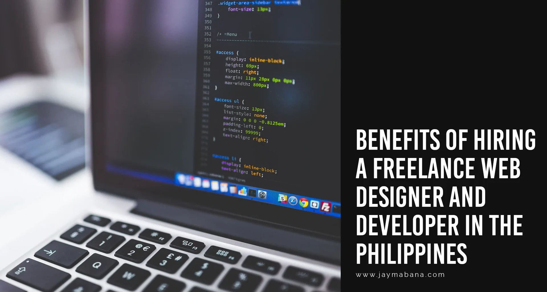 freelance web designer and developer philippines - jaymabana